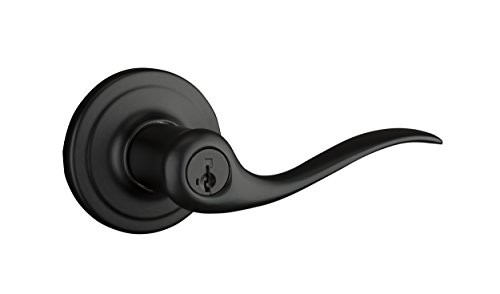 KWIKSET 740TNL-514S  Tustin Keyed Entry Lever Featuring SmartKey, Iron Black