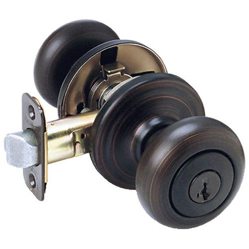 KWIKSET CP740J-11PS 4 Pack 740J-11P-SMT Juno SmartKey Keyed Entry Knob Lockset - Venetian Bronze Finish
