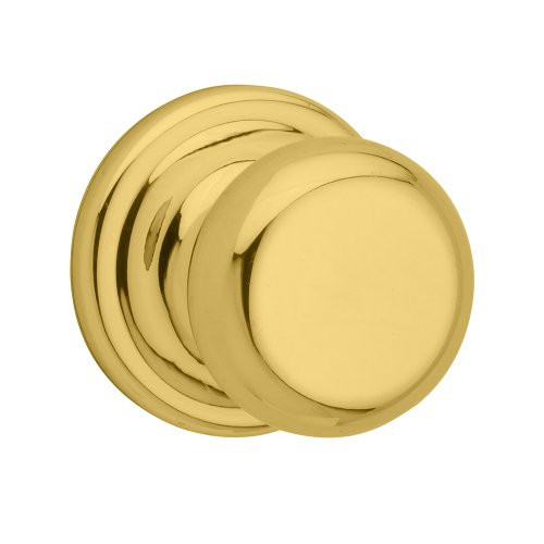 KWIKSET CP720J-3 Knob Passage Juno Polished Brass Detach Faceplates Steel Ansi Gr 2