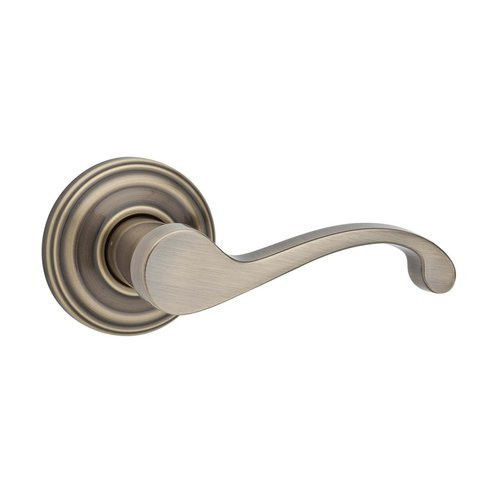 KWIKSET 967CHLLH-5S  Left Hand Commonwealth Interior Double Cylinder Handleset Trim Smart Key Antique Brass Finish