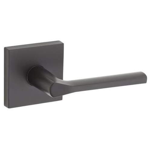 KWIKSET 968LSLSQT-514  Lisbon Square Interior Dummy Handleset Trim Iron Black Finish