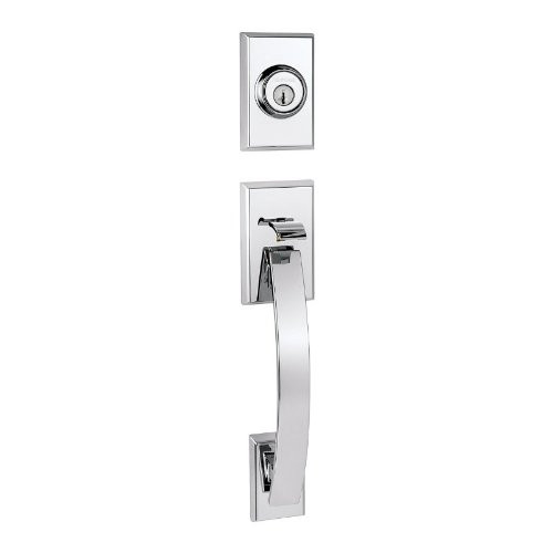 KWIKSET 802TVHLIP-26 Tavaris Dummy Handleset Less Interior Pack in Polished Chrome 802TVH-LIP 26