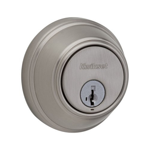 KWIKSET 816-15S 816 Key Control Single Cylinder Deadbolt featuring SmartKey in Satin Nickel