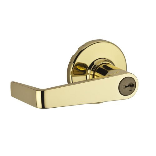 KWIKSET 756KNL-3S  Kingston Light Commercial Vestibule Door Lock Smart Key Bright Brass Finish