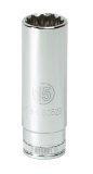GearWrench KDT80395 80395 3/8" Drive 6 Point Deep Metric Socket 13mm
