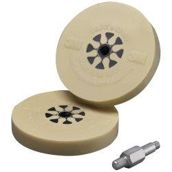 3M MMM7498 Stripe Off Wheel 07498, 3/8" Mandrel, 4" Diameter x 5/8" Width, Beige (Pack of 1)
