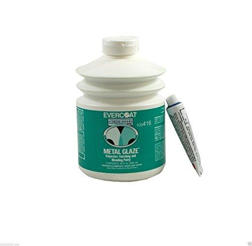 Fibre Glass-Evercoat FIB416 Fibre Glass-Evercoat 416 Metal Glaze Polyester Finishing and Blending Putty - 30 Oz. Pump