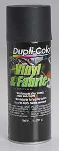 SHERWIN WILLIAMS DUPHVP106 Dupli-Color HVP106 Flat Black High Performance Vinyl and Fabric Spray - 11 oz.