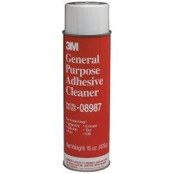 3M MMM8987 (TM) General Purpose Adhesive Cleaner, 08987, 15 oz net wt, 12 per case You are purchasing the Min order quantity which is 12 CAN