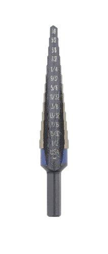 Vise Grip VGP10231CB Vise Grip Tools 10231CB Unibit 1/32-Inch 13-Steps Cobalt Step Drill Bit