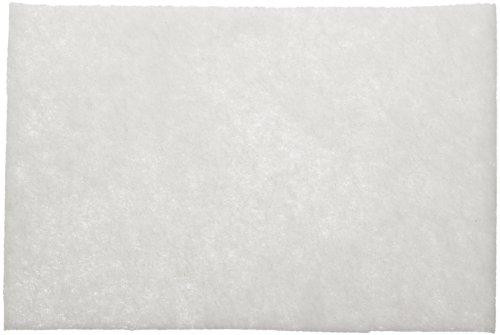 3M MMM7445 Scotch-Brite(TM) Light Cleansing Hand Pad 07445, Aluminum Silicate, 9" Length x 6" Width, White (Pack of 20)