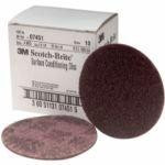 3M MMM7451 7451 Scotch-Brite Surface Conditioning Disc, Brown, 4 in, Medium