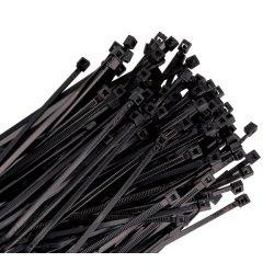 K Tool International KTI78040 WIRE TIE 4IN. BLACK 100/PK 18LB TENSILE