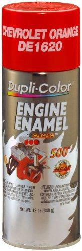 SHERWIN WILLIAMS DUPDE1620 Dupli-Color Engine Enamel With Ceramic Chevrolet Orange 12 Oz. Aerosol - Lot of 6