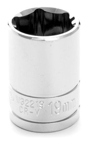 WILMAR WLMW32219 Performance Tool W32219 1/2 Dr 19mm 6Point Socket, 1 Pack