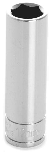 WILMAR WLMW38412 Performance Tool W38412 3/8" Drive 6-Point Socket, 12mm