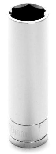 WILMAR WLMW32416 Performance Tool W32416 1/2" Drive 6-Point Socket, 16mm