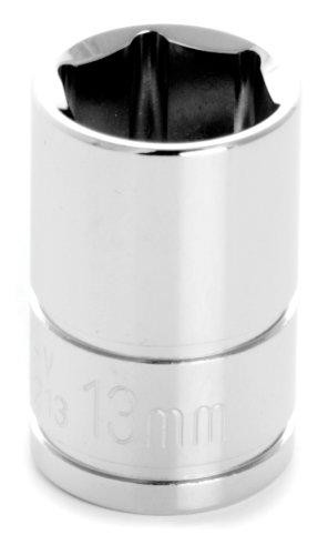 WILMAR WLMW38213 Performance Tool W38213 3/8" Drive 6-Point Socket, 13mm