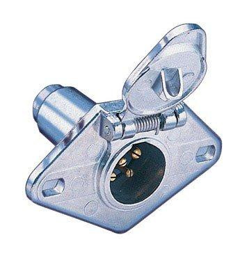 UNITED MARKETING INC HPK48435 Hoppy Round Car End Connector 6 Pole 6 - 12 V, 8 A