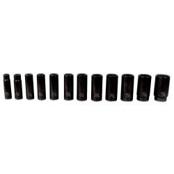 K Tool International KTI33200 SOCKET SET IMPACT 1/2IN. DRIVE 13 PC SAE DEEP