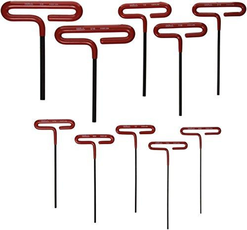 EKLIND TOOL EKL53610 Eklind 53610 Standard 10pc T-Handle Hex Key Set 3/32" to 3/8" - 6-Inch