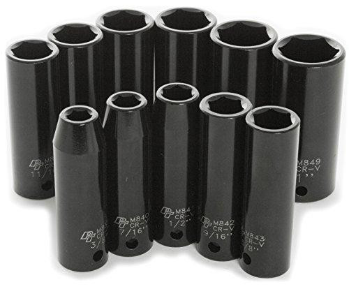 WILMAR WLMM590DB Performance Tool M590DB 11pc 1/2" Dr SAE DW Impact Skt