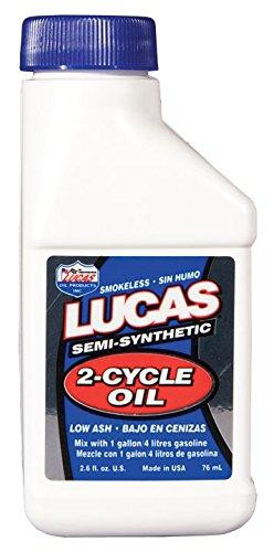 Lucas Oil LUC10058 10058 Semi-Synthetic 2-Cycle Oil, 2.6 Fluid_Ounces