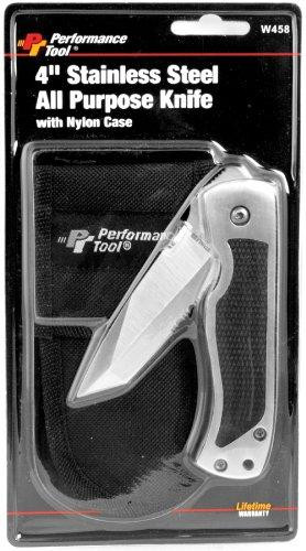 WILMAR WLMW458 W458 Knife, 4", Stainless Steel