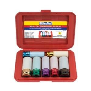 Ken-tool KEN30259 1/2" Drive 6 Point Thin Wall Impact Socket Set, 7 Piece (7 Piece 1/2" Drive 6 Point Thin Wall Impact Socket Set)