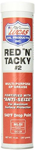 Lucas Oil LUC10005-10 Red "N" Tacky Grease NLGI #2 -10 Pack