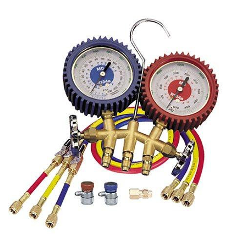 Mastercool MSC98772 98772 Dual Brass Manifold Gauge Set
