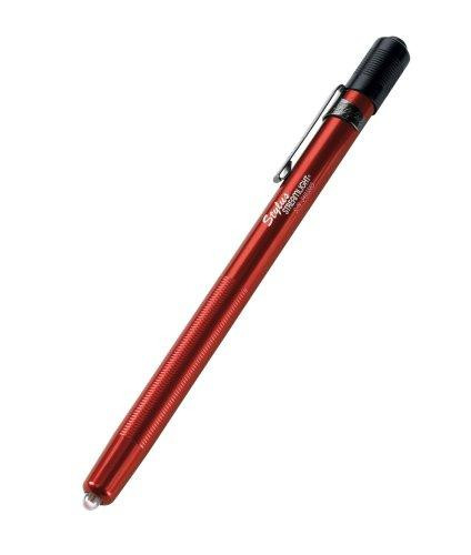 "STREAMLIGHT, INC." STL65035STREAMLIGHT, INC. 65035 Stylus 3-AAAA LED Pen Light, Red with White Light 6-1/4-Inch