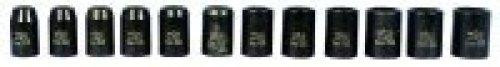 K Tool International KTI38100 SOCKET SET IMPACT 1/2IN. DRIVE 12 PC.METRIC