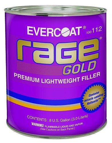 Fibre Glass-Evercoat FIB112 Evercoat 112 Rage 3 Liter Gold Premium Lightweight Body Filler