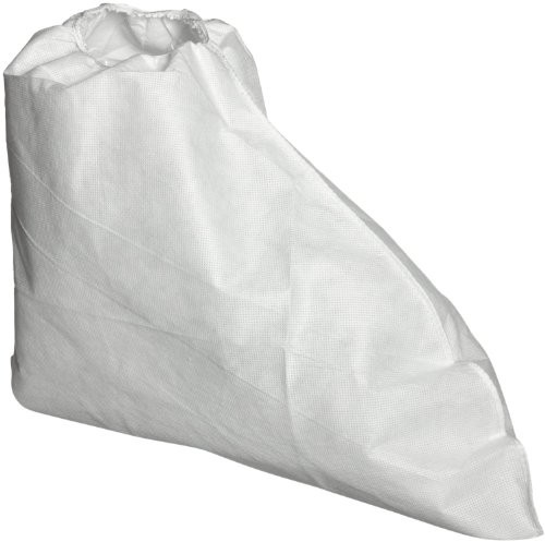 Kimberly Clark 2464134 Kleenguard A20 Breathable Particle Protection Boot Covers (), Serged Seams, Elastic Opening, 13” Height, One Size, White, 300 / Case