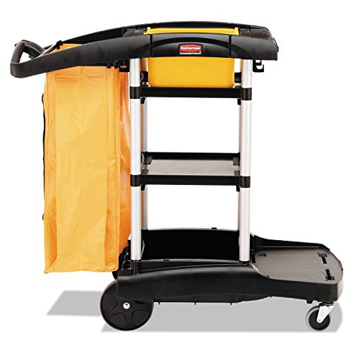 Rubbermaid FG9T7200BLA HIGH CAP CLEANING CART RCP9T7200BK