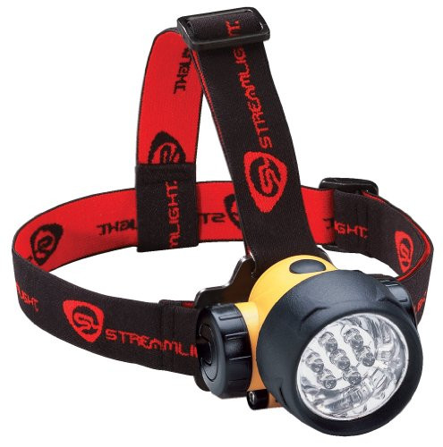 "STREAMLIGHT, INC." 2496829STREAMLIGHT, INC. & #174 Septor & #174 LED Headlamp w/ Straps, 120 Lumens - Yellow