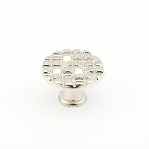 SCHAUB 2370-15 Mosaic Collection 1-1/8 in. (29mm) Knob, Satin Nickel -