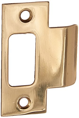 Don-Jo TS234605 TS-234 18 Gauge Brass Replacement T-Strike, Polished Brass Finish, 1-1/8" Width x 2-3/4" Height (Pack of 10)