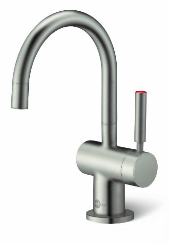 IN-SINK-ERATOR F-H3300SN In-Sink-Erator Indulge Modern Instant Hot Water Dispenser Faucet, Satin Nickel