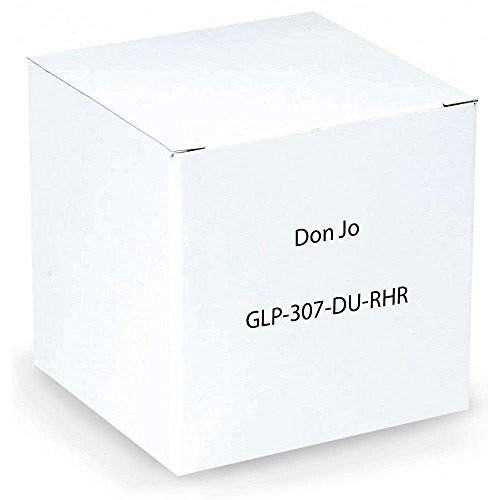 Don-Jo GLP307DURHR GLP-307 RHR 12 Gauge Stainless Steel Latch Protector, Duro Coated Finish, 2-5/8" Width x 7" Height, For Aluminum Entrance Doors (Pack of 10)