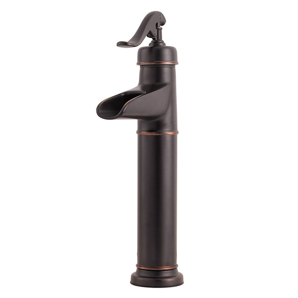 Pfister LF-M40-YP0Y Pfister Ashfield Single Control Vessel Bathroom Faucet in Tuscan Bronze
