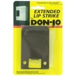 Don-Jo EL103DU EL 103 18 Gauge Extended Lip Strike, Dura Coated, 3" Width x 2-1/4" Height (Pack of 10)