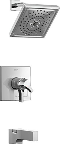 Delta T17474 Faucet -PN Zura Monitor 17 Series H2Okinetic Tub and Shower Trim, Polished Nickel