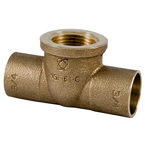 "Nibco" 712LF12 Tee, Low Lead Cast Bronze, C x C x FNPT