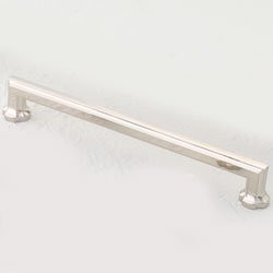 SCHAUB 879-PN and Company 879 Empire Design Handle Pull With 8" Center to Center, Polished Nickel.