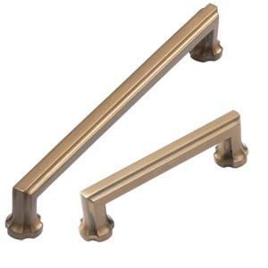 SCHAUB 877-15 and Company 877 Empire 4 Inch Center to Center Handle Cabinet Pull, Satin Nickel.