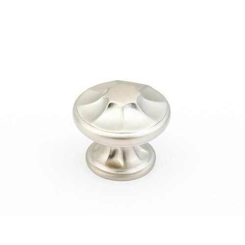 SCHAUB 876-15 and Company 876 Empire 1-3/8 Inch Diameter Mushroom Cabinet Knob, Satin Nickel.