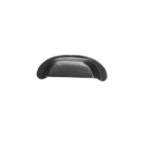 SCHAUB 775-DP and Company Artifex 3-1/2 Inch Center to Center Cup Cabinet Pull, Dark Pewter.
