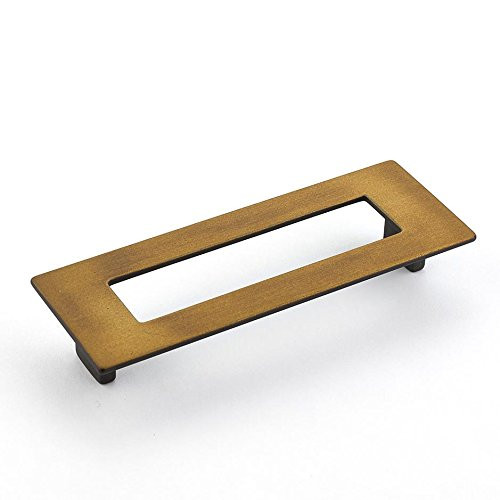 SCHAUB 445-BRBZ Finestrino Collection 5-1/16 in. (128 mm) Pull, Burnished Bronze -